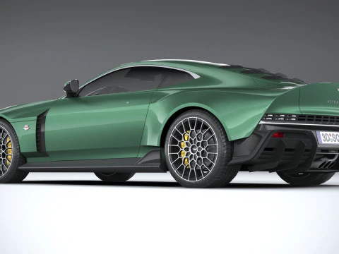 Aston Martin Valour 2024 LowPoly 3D Model