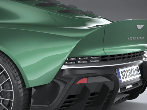 Aston Martin Valour 2024 LowPoly 3D Model