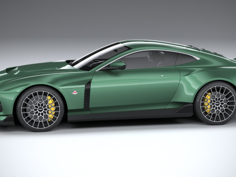 Aston Martin Valour 2024 LowPoly 3D Модель