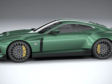 Aston Martin Valour 2024 LowPoly 3D Model