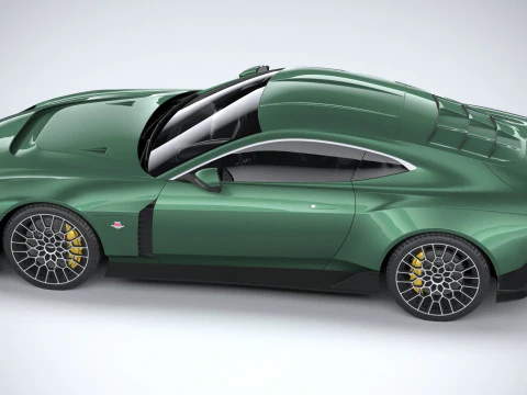 Aston Martin Valour 2024 LowPoly 3D Model