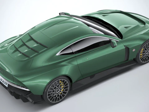 Aston Martin Valour 2024 LowPoly 3D Model