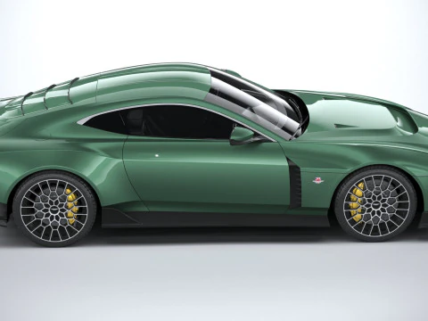 Aston Martin Valour 2024 LowPoly 3D Model