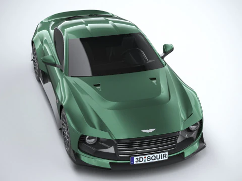 Aston Martin Valour 2024 LowPoly 3D Model