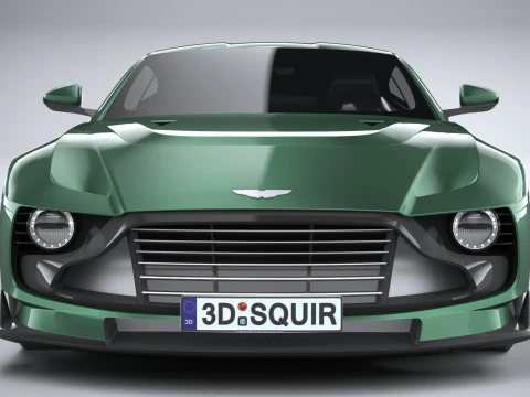 Aston Martin Valour 2024 LowPoly 3D Model