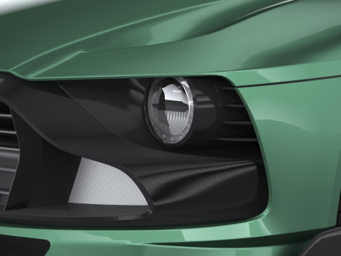 Aston Martin Valour 2024 LowPoly 3D Модель