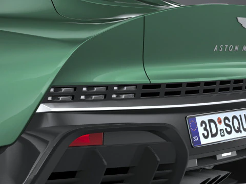 Aston Martin Valour 2024 LowPoly 3D Model