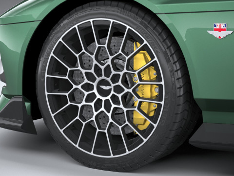 Aston Martin Valour 2024 LowPoly 3D Модель