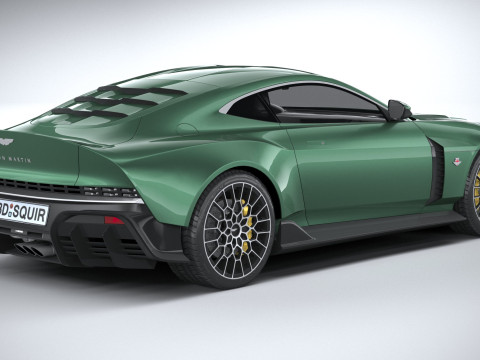 Aston Martin Valour 2024 LowPoly 3D Модель
