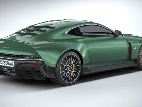 Aston Martin Valour 2024 LowPoly 3D Model