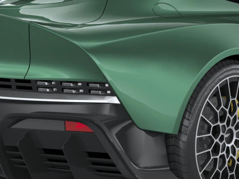 Aston Martin Valour 2024 LowPoly 3D Model