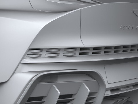 Aston Martin Valour 2024 LowPoly 3D Модель