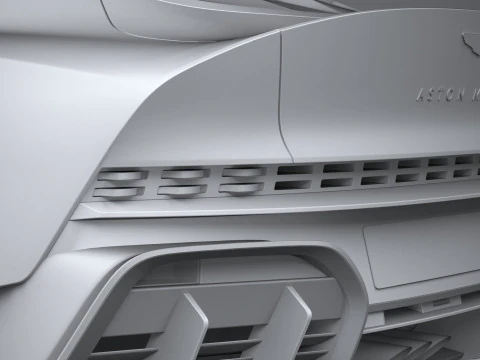 Aston Martin Valour 2024 LowPoly 3D Model