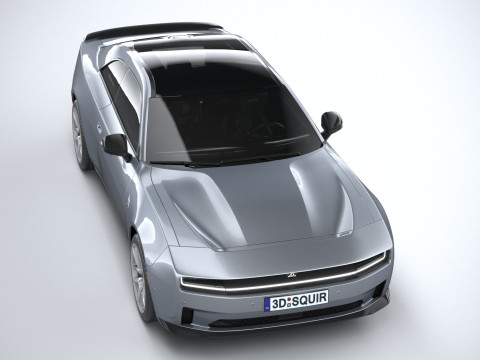 Dodge Charger Daytona 2024 LowPoly 3D Model