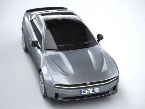Dodge Charger Daytona 2024 LowPoly 3D Model