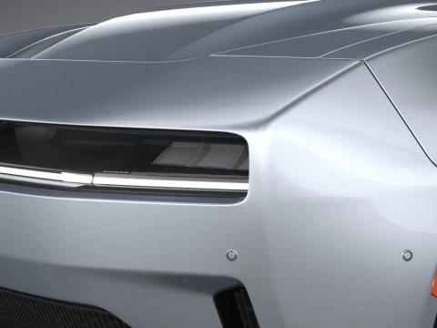 Dodge Charger Daytona 2024 LowPoly 3D Model