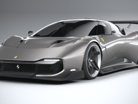 Ferrari KC23 2023 LowPoly Modelo 3D