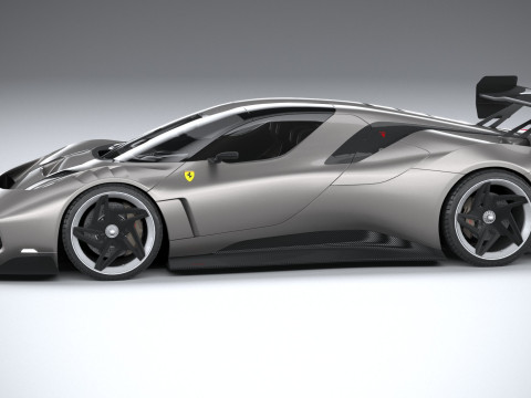 Ferrari KC23 2023 LowPoly Modelo 3D