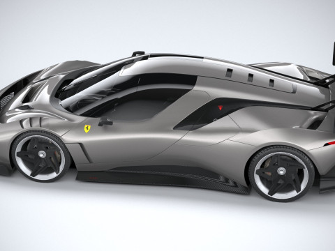 Ferrari KC23 2023 LowPoly Modelo 3D
