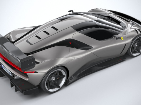 Ferrari KC23 2023 LowPoly Modelo 3D