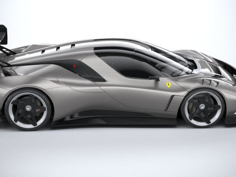 Ferrari KC23 2023 LowPoly Modelo 3D