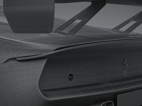 Ferrari KC23 2023 LowPoly Modelo 3D