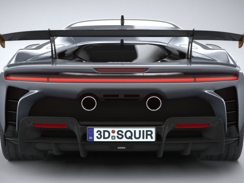 Ferrari SF90 XX Stradale 2024 LowPoly 3D Model