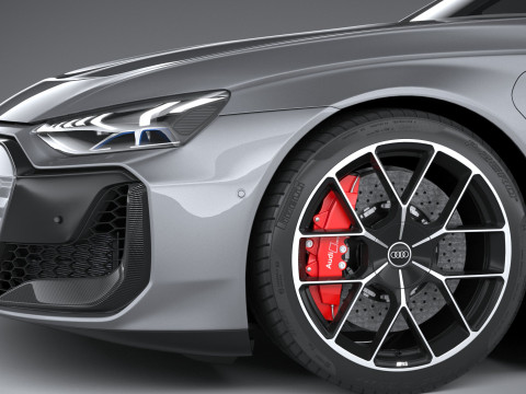 Audi RS E-Tron GT 2025 Model 3D