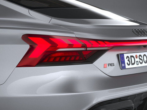 Audi RS E-Tron GT 2025 Model 3D