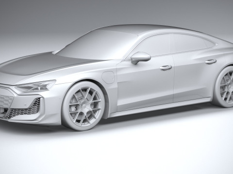 Audi RS E-Tron GT 2025 Model 3D