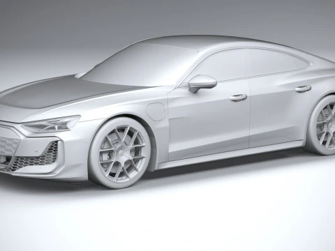 Audi RS E-Tron GT 2025 3D Model