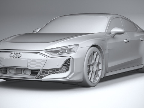 Audi RS E-Tron GT 2025 Model 3D