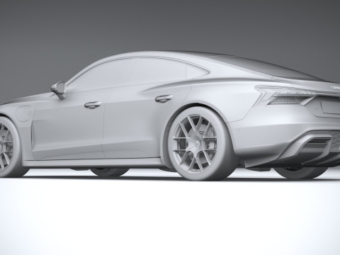 Audi RS E-Tron GT 2025 Model 3D