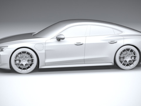 Audi RS E-Tron GT 2025 Model 3D