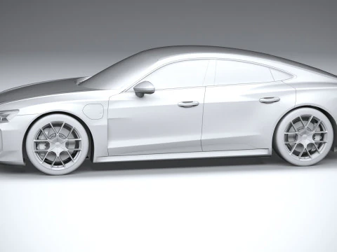Audi RS E-Tron GT 2025 3D Model