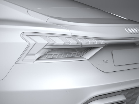 Audi RS E-Tron GT 2025 Model 3D