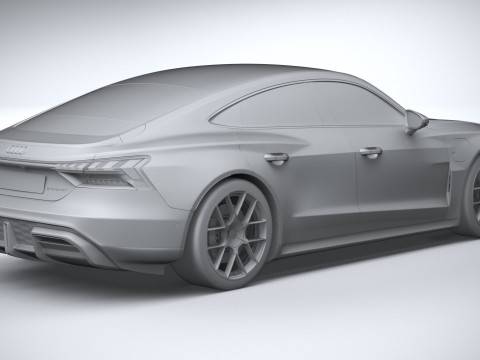 Audi RS E-Tron GT 2025 Model 3D