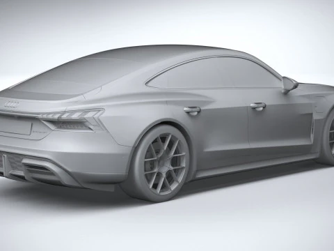 Audi RS E-Tron GT 2025 3D Model