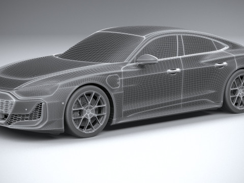 Audi RS E-Tron GT 2025 Model 3D