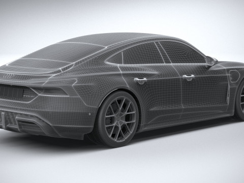 Audi RS E-Tron GT 2025 Model 3D