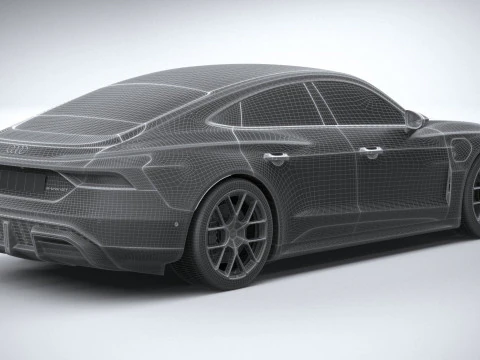 Audi RS E-Tron GT 2025 3D Model