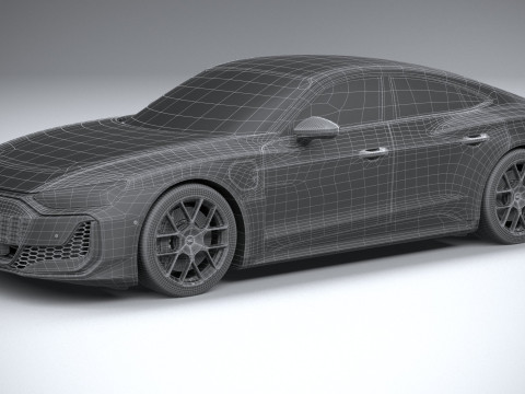 Audi RS E-Tron GT 2025 Model 3D