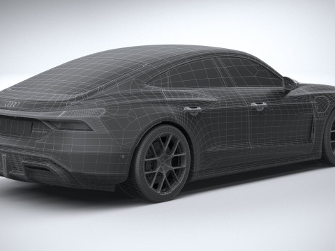 Audi RS E-Tron GT 2025 Model 3D