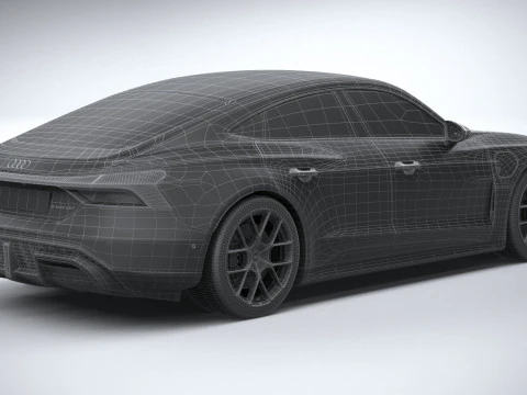 Audi RS E-Tron GT 2025 3D Model