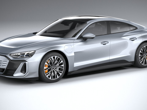 Audi S E-Tron GT 2025 3D Model