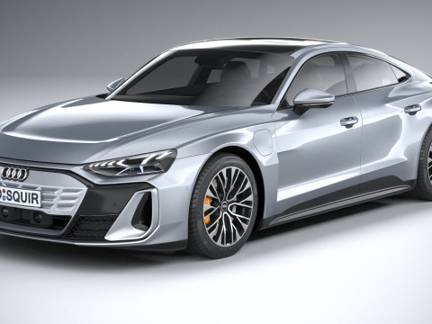 Audi S E-Tron GT 2025 Modello 3D