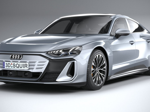 Audi S E-Tron GT 2025 Modello 3D