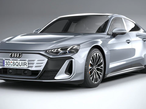 Audi S E-Tron GT 2025 3D Model