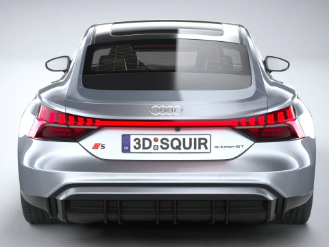 Audi S E-Tron GT 2025 3D Model