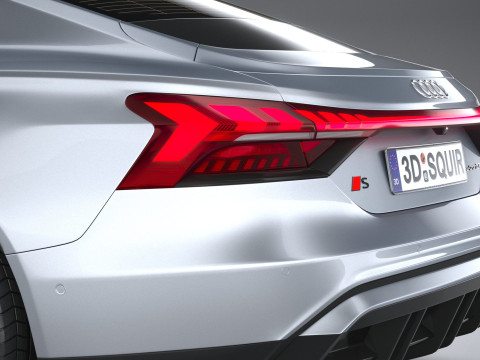 Audi S E-Tron GT 2025 Modello 3D